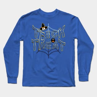 Trick-or-Treat-Spider Halloween-Shirt Long Sleeve T-Shirt